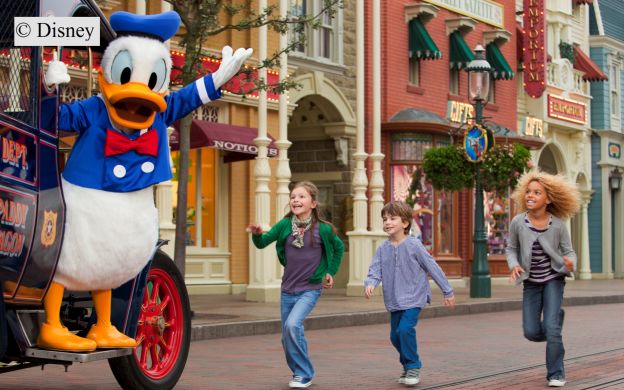 Disneyland® Paris Ticket with Round-Trip Train from Paris, 1 or 2 Parks